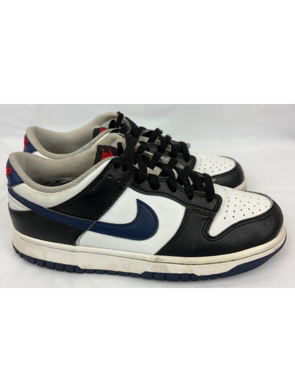 Nike Dunk Low Navy Blue Black Sneakers Shoes Youth Size 7Y HJ9202-001